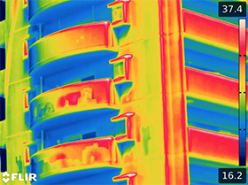 赤外線調査イメージ